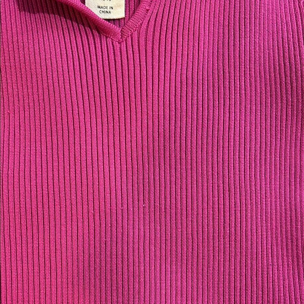 Pink Ribbed Bodysuit - Picture 3 of 4